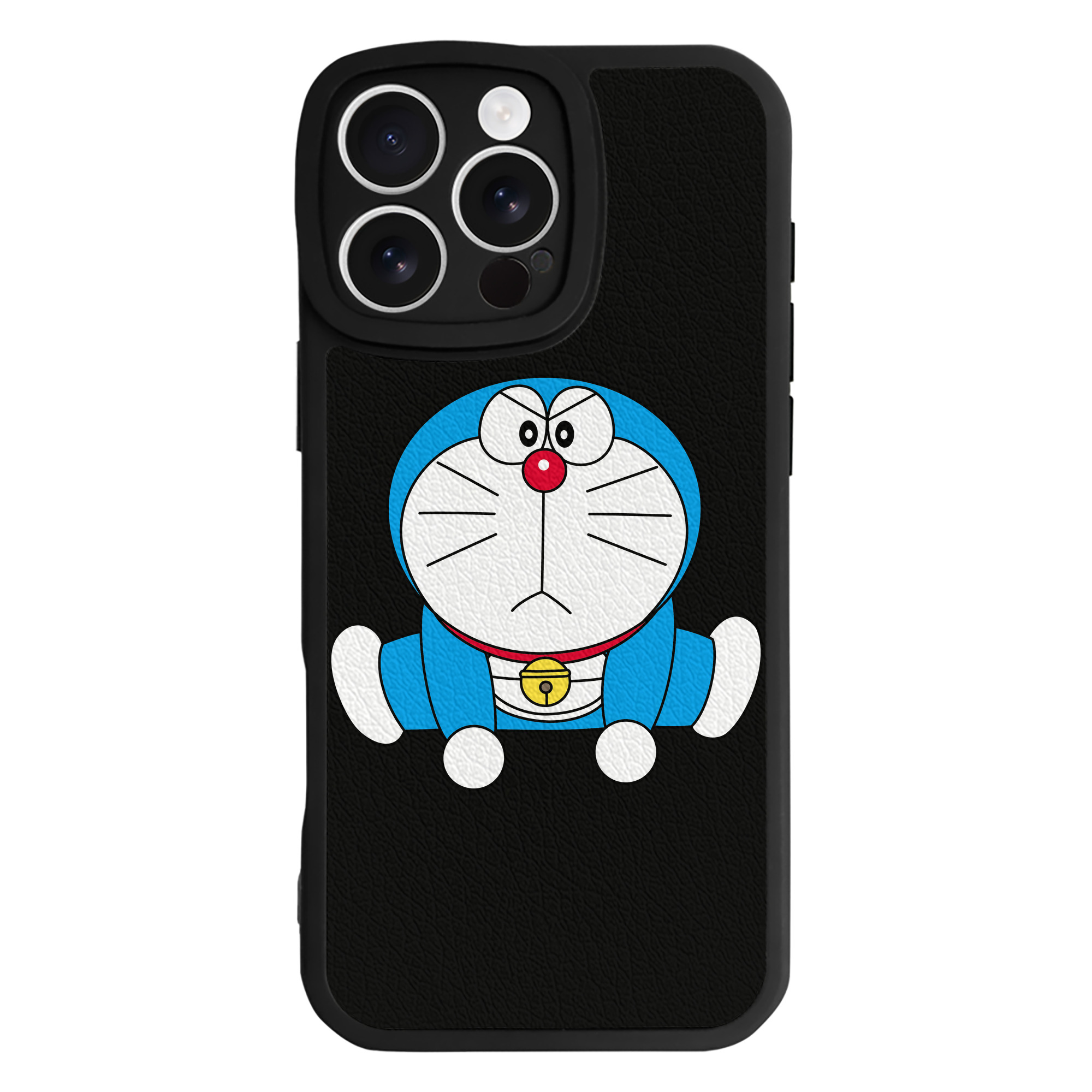 （画像用） ドラえもん Doraemon 【iPhone 16シリーズ対応】シリコンスマホケース（レザー調） 材質：シリコン